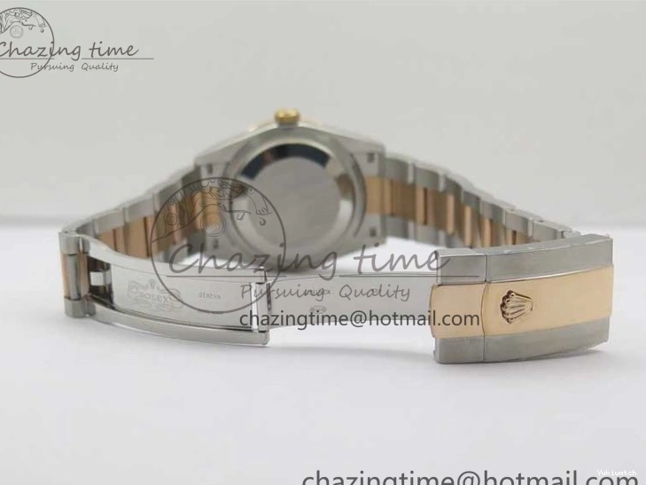 RG BP Best Dial Maker Edition 1:1 Gray Oyster on DateJust SS Roman Bracelet 126201 36 0224